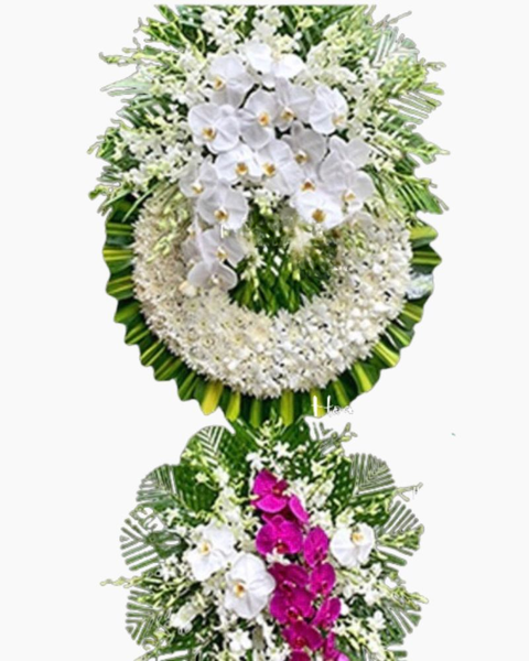 Hoa Chia Buồn: Lệ Buồn - HTL80 - Vòng hoa Tang Lễ