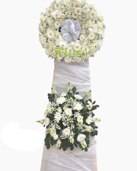 Hoa Chia Buồn: Vòng Chia Buồn - HTL179