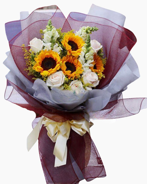 Hoa Bó Dài: Brave - HBD29 - Hoa 20/11 - Hoa Hướng Dương - Hoa Mõm Sói