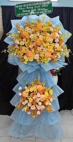 Hoa Chúc Mừng: Kệ Hoa Tình Phát - HCM132