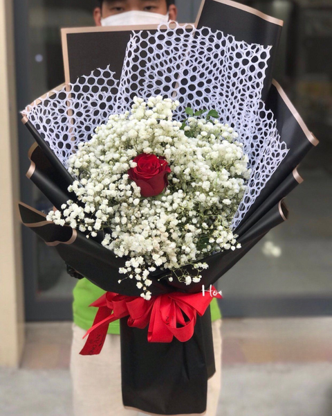 Hoa Bó Dài: Bó Hoa Chỉ Yêu Mình Em - HBD76 - Hoa 20/10