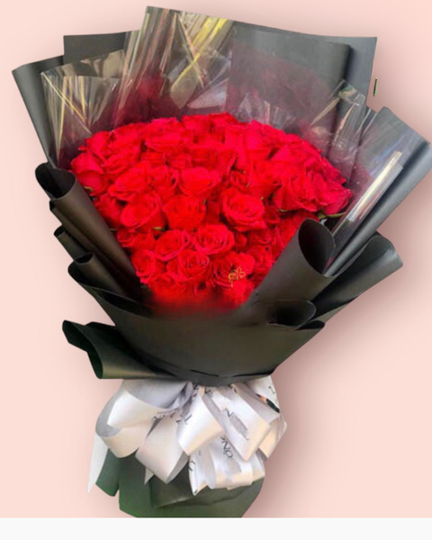 Hoa Bó Dài: Đỏ Nồng Nàn - HBD139 - Hoa Hồng 20/10