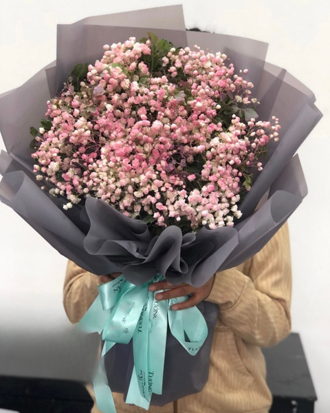 Hoa Bó Dài: Baby Pink - HBD232 - Hoa 8/3