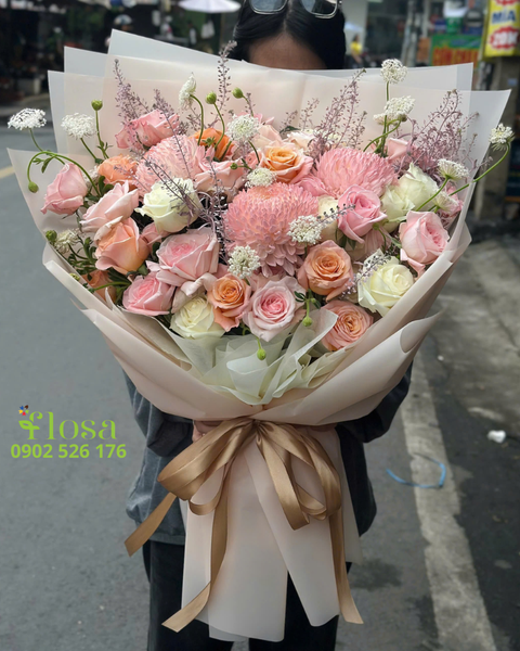 Hoa Bó Dài: Bó Hoa Cánh Tiên - HBD337