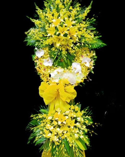 Hoa Chia Buồn: Yên Nghĩ - HTL56 - Vòng Hoa Tang Lễ
