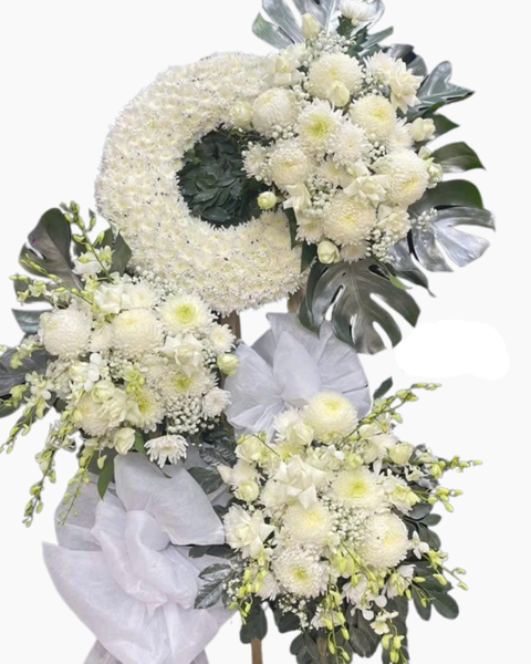 Hoa Chia Buồn: Đôi Cánh Hoa Chia Xa  - HTL159