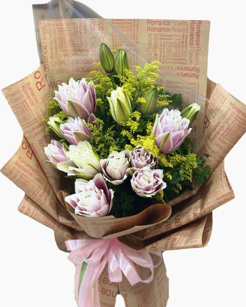 Hoa Bó Dài: Bó Hoa Ly Ca - HBD280