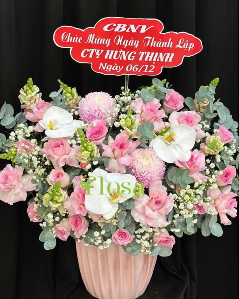 Hộp Hoa Tươi: Hộp Hoa Thịnh Vượng Bền Vững-HH72