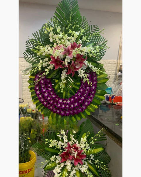 Hoa Chia Buồn: Everlasting Memories - HTL04 - Vòng Hoa Tang Lễ