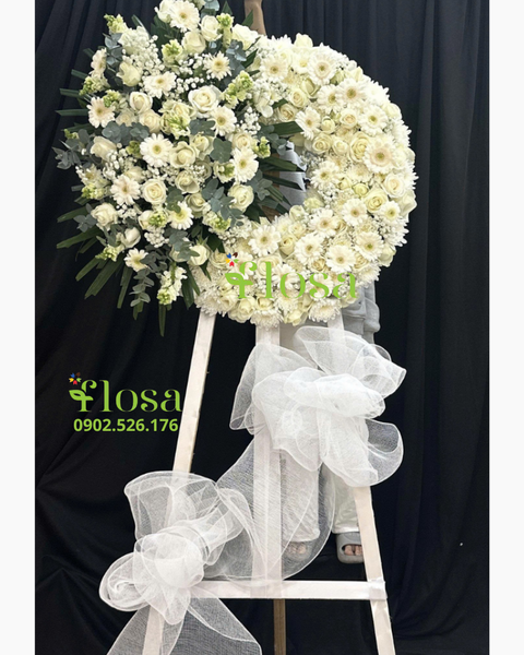 Hoa Chia Buồn: Vòng Thành Kính - HTL181