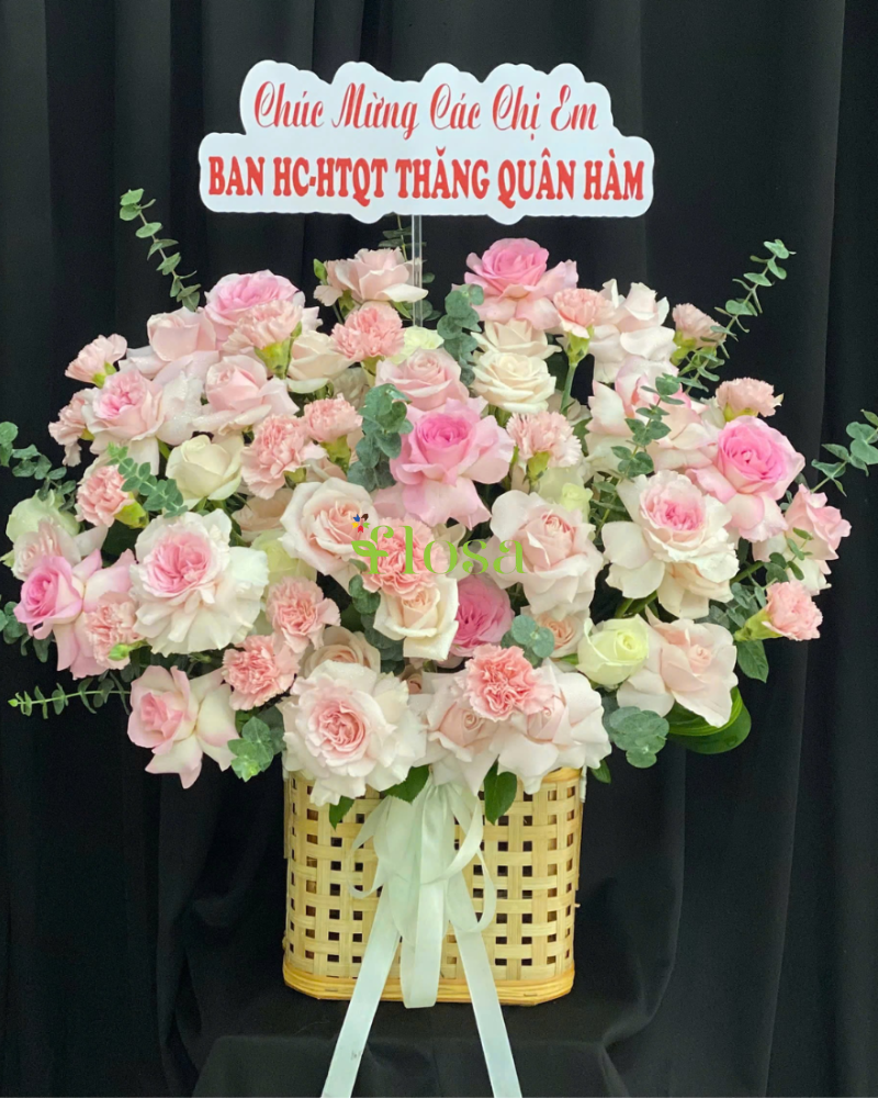  Giỏ Hoa Dịu Dàng - HG84 