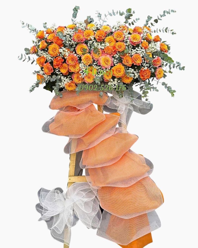  Kệ Hoa Khai Trương Thành Công Rực Cháy - HCM72 