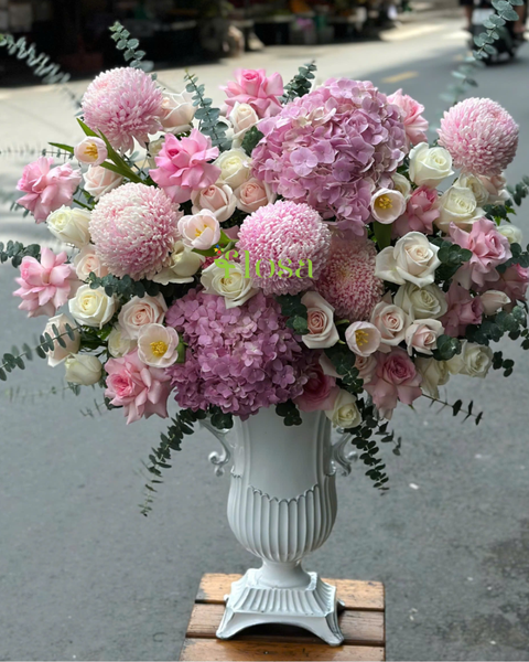 Hoa Cắm Bình: Bình Hoa Ngọt Ngào-HCB75