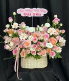 Hoa Giỏ Nụ Cười Của Em - Hoa 20/10 - HG66 