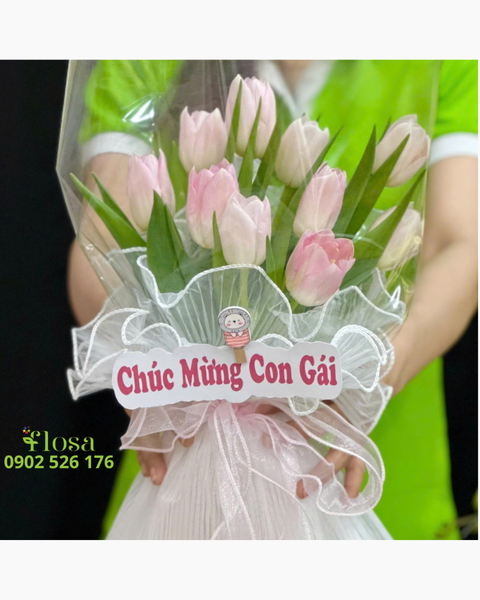 Hoa Bó Tròn: Bó Tulip Thanh Xuân - HBT97