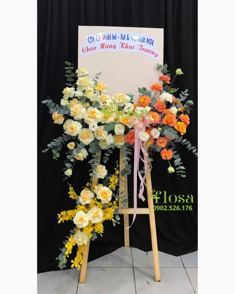 Hoa Chúc Mừng: Kệ Hoa Thanh Lịch - HCM90