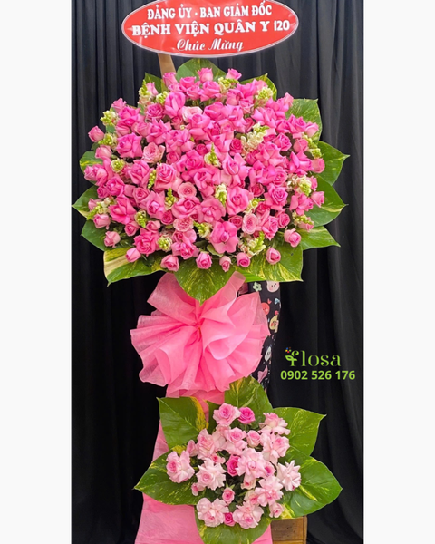 Hoa Chúc Mừng: Kệ Hoa Hồng Dâu - HCM87