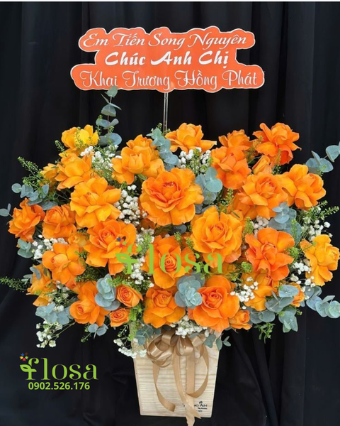 Hộp Hoa Tươi: Hoa Hộp Nắng Mai Hạnh Phúc-HH78