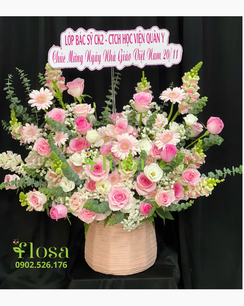 Hộp Hoa Tươi: Hộp Hoa Ánh Hồng- HH104