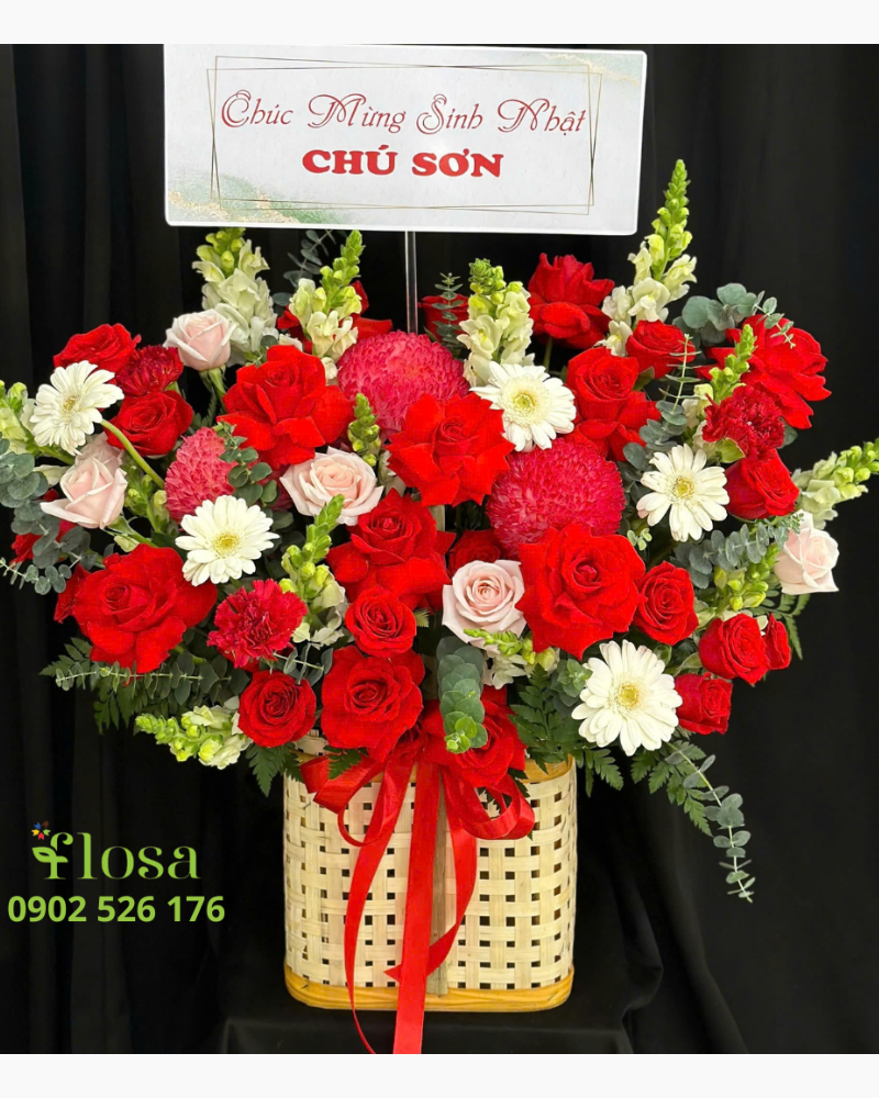  Giỏ Hoa Thắm Nồng - HG83 