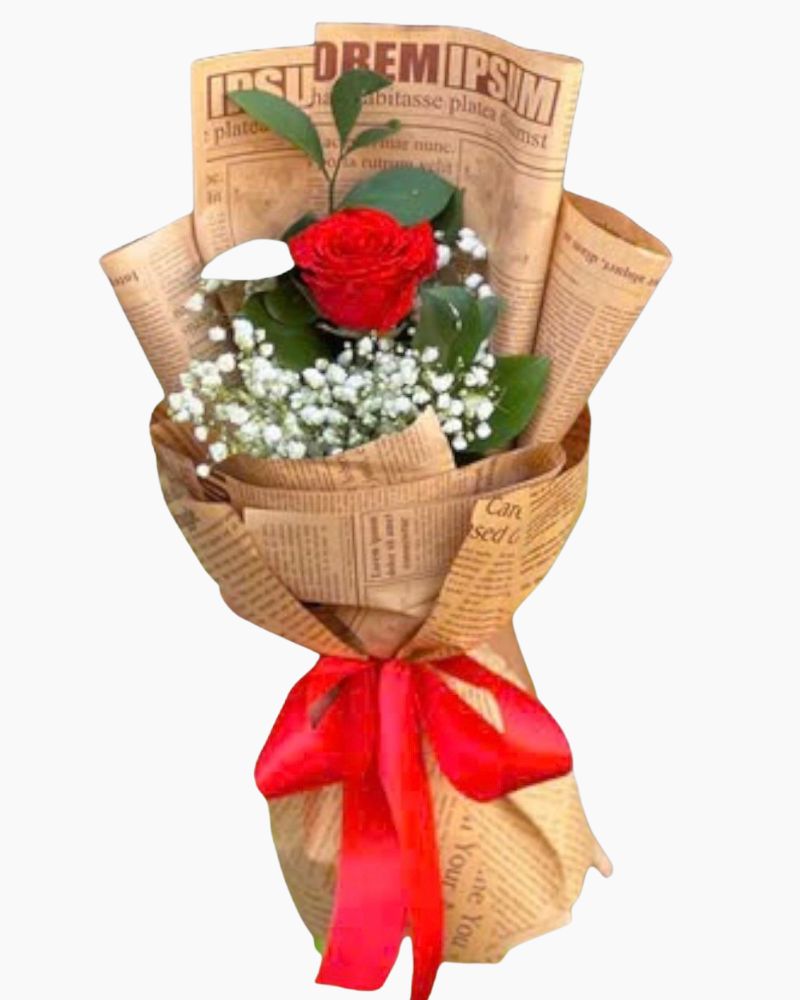 Bó Hoa Hồng Trà Sữa Nha - HBD74