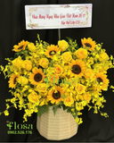  Hộp Hoa Sắc Vàng  - HH102 