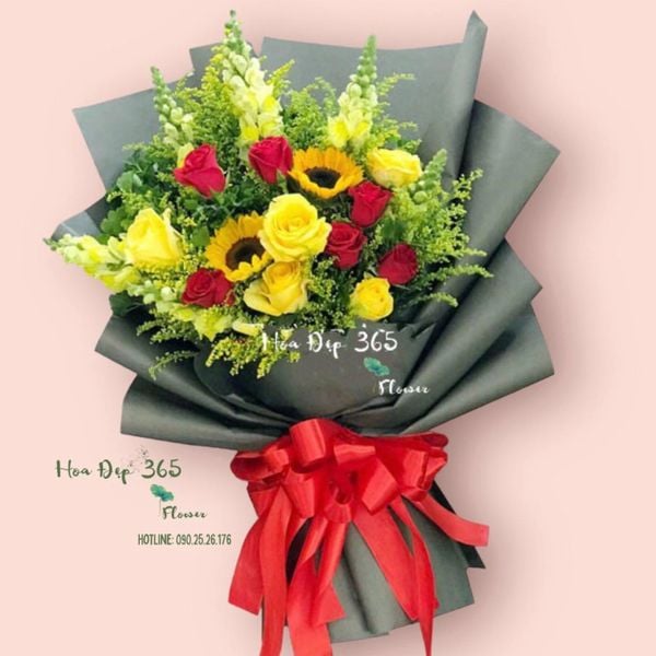 Trao Tặng - HBD194 - Hoa Hồng 20/10