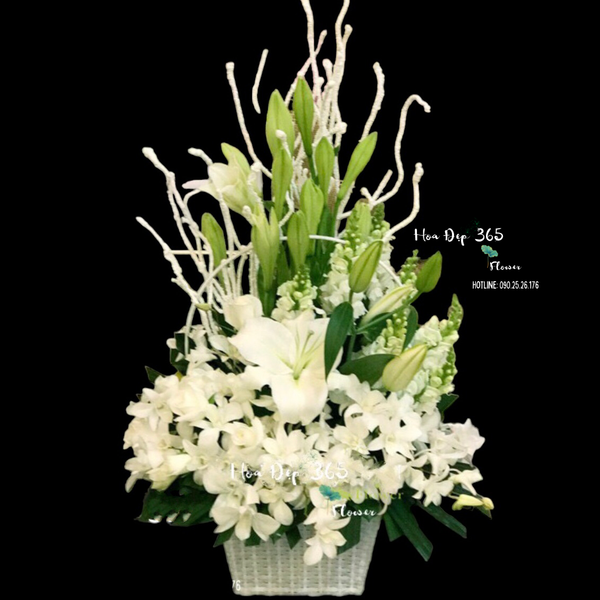 Giỏ Hoa Đám Giỗ