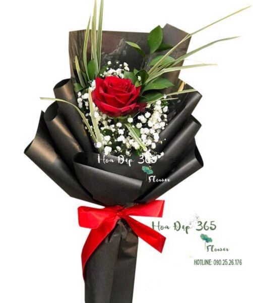 Bó Hoa Hồng Một Bông