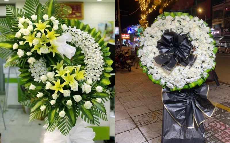 Vòng Hoa Đám Tang Farewell - HTL45 và Thương Nhớ - HTLDN06 - Vòng Hoa Đám Tang