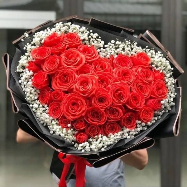 Đoá hồng trái tim