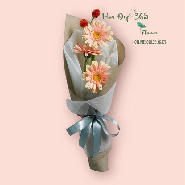 Bó Hoa Đồng Tiền - Adorable Smile - HBD65 tặng tượng trưng cho sự may mắn, tin tưởng