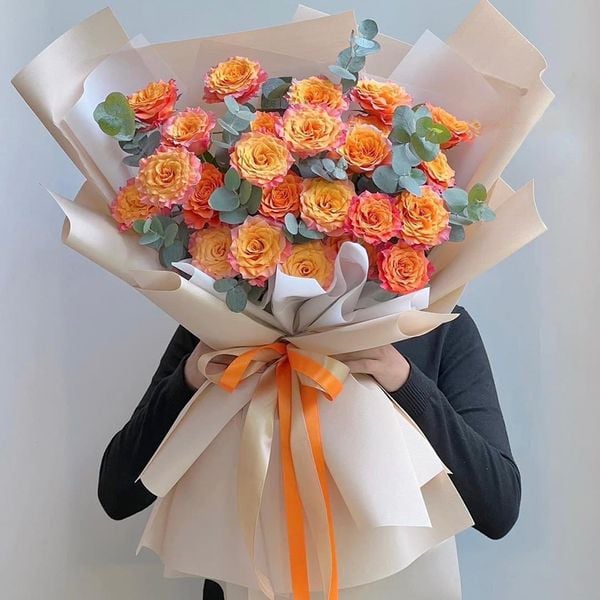 Đoá hồng cam