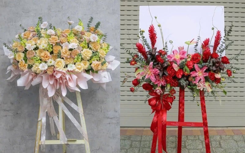 Kệ hoa chúc mừng sang trọng, độc đáo từ Flosa