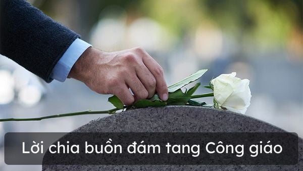 lời chia buồn đám tang Công Giáo