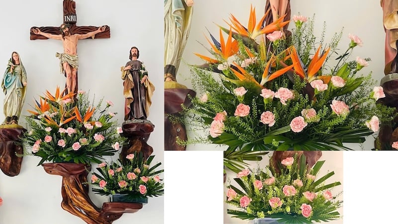 Hướng dẫn cắm hoa Bàn Thờ Chúa trong các dịp lễ trọng của đạo Công Giáo