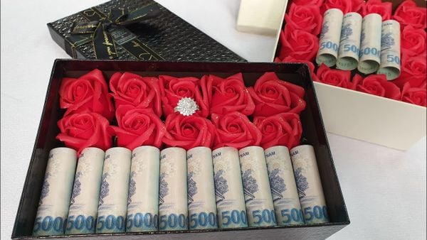 Mẫu hoa tiền 20/10 ý nghĩa, thiết thực (Nguồn: Sưu tầm)