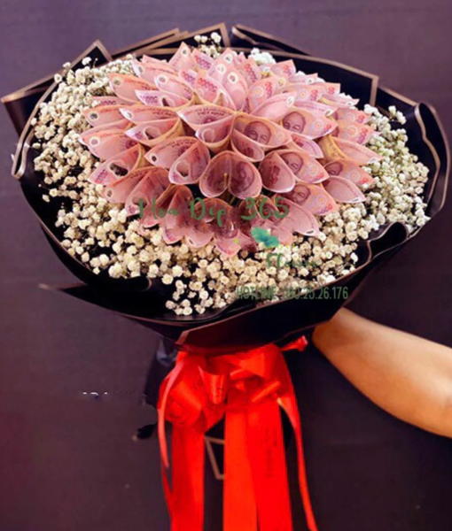 Bó Hoa Tiền Mệnh Giá 50k