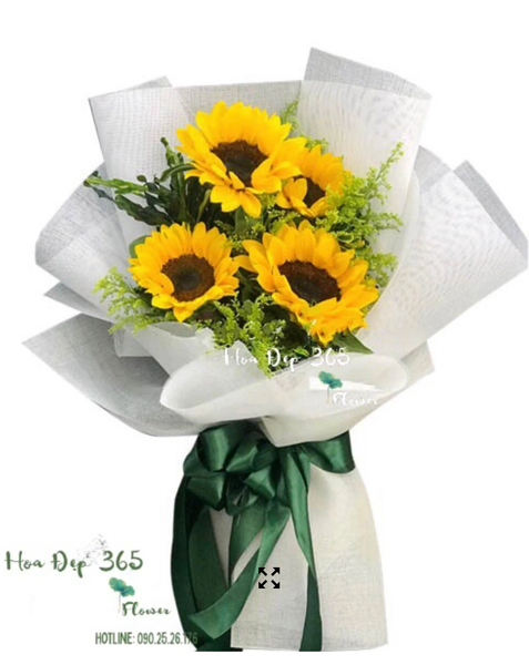 Bó Hoa Hướng Dương - Ánh Sáng - HBD138 - Hoa Đẹp 8/3