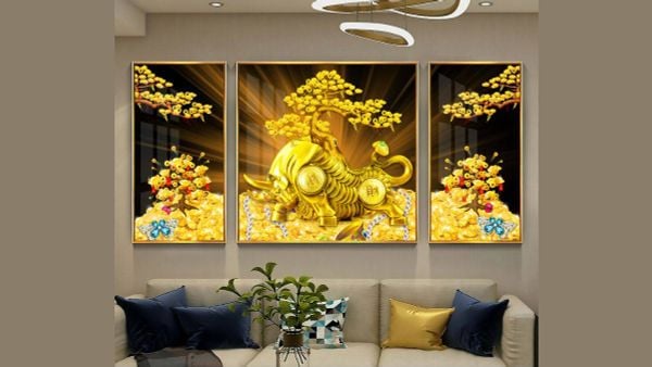 Đơn giản thay đổi tranh treo tường có thể tạo ra bầu không khí mới cho căn nhà