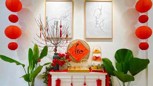 Sử dụng khung ảnh để trang trí nhà cửa ngày Tết