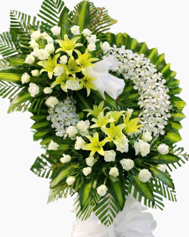 Vòng Hoa Đám Tang Farewell - HTL45
