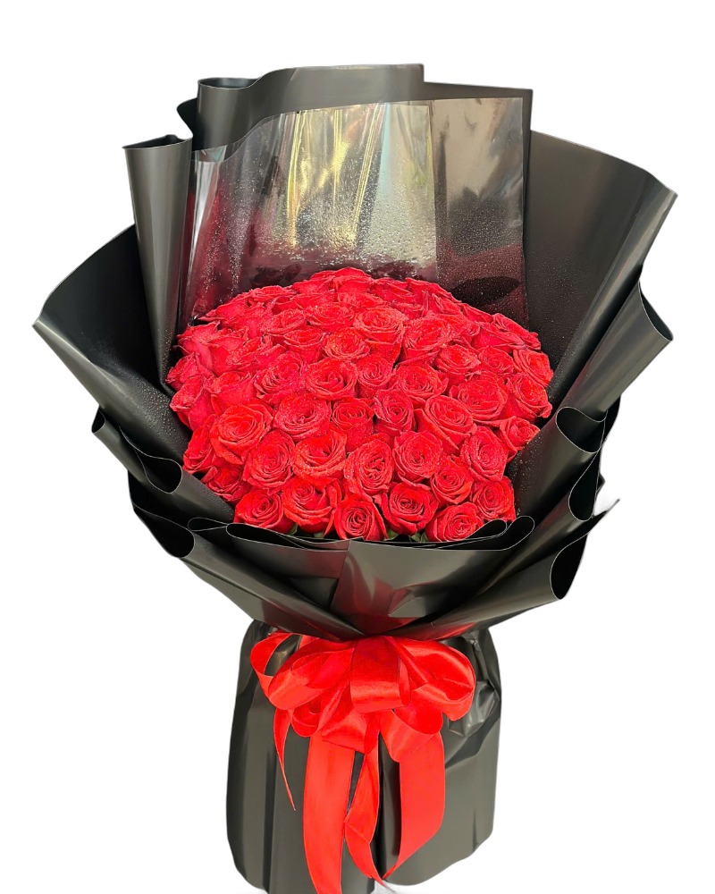 Hoa Bó Dài: Bó Hoa Hồng Tình Yêu Vĩnh Cửu - 20/10 - HBD286